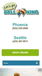 Mobile Screenshot of letsgoballooning.com
